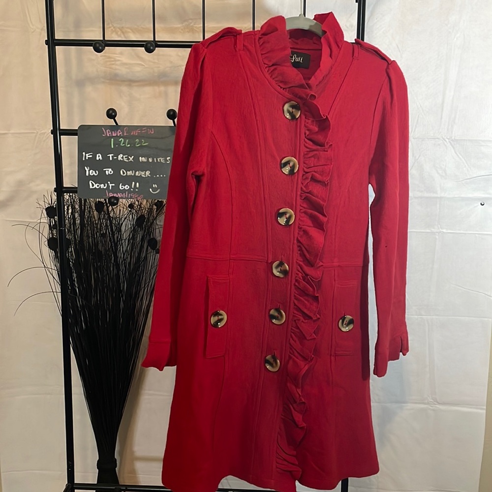 Red Luii Jacket Size 8